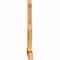 Ekena Millwork Saratoga Rough Sawn Timber Gable Bracket, Western Red Cedar, 84"W x 56"H x 4"D x 6"F, 16/12 Pitch GBW084X56X0406SAR00RWR - alternate 5